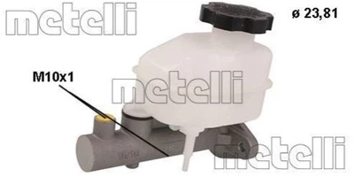 Головний гальмівний циліндр Metelli (05-0824)