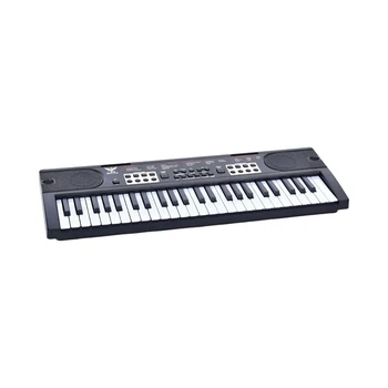 Синтезатор BX-1682A-B, 49 клавіш, 54 см, мікрофон, запис, демо, чорний