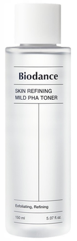 Tonik do twarzy Biodance Skin Refining Mild z kwasem PHA wzmacniający 150 ml (8809937361770)