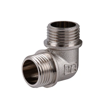 Кутник 1/2″ЗЗ нікельований NL332S OPTIMUM