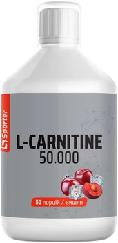 Жиросжигатель Sporter L-Carnitine 50000 0.5 л Вишня (4820249724484)