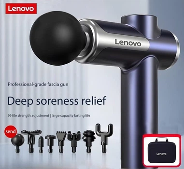 Массажный ударный пистолет Lenovo для расслабления и снятия боли, спазма, массажер 2