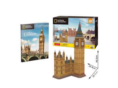 3D пазл National Geographic Биг-Бен, CubicFun, 94 эл., DS0992h