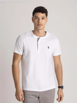 Футболка хлопковая мужская U.S. Polo Assn 11D208 2661 XXL Белая (4825516296375)