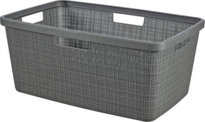 Кошик для білизни Curver Series Jute 46 л темно-сірий (R73513)