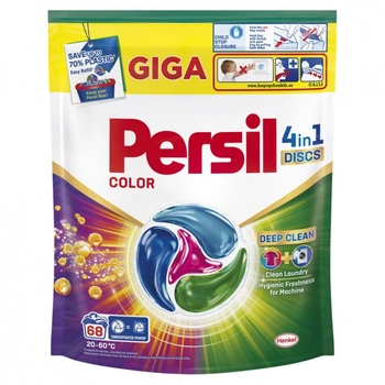 Капсулы для стирки Persil 4in1 Discs Color Deep Clean 68 шт. (9000101826746) (255649)