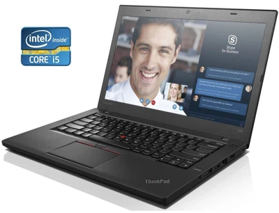 Ноутбук Lenovo ThinkPad T460 / 14" (1366x768) TN / Intel Core i5-6300U (2 (4) ядра по 2.4 - 3.0 GHz) / 8 GB DDR3 / 240 GB SSD / Intel HD Graphics 520 / WebCam б/у