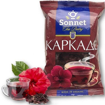 Sonnet, Чай квітковий Каркаде, 70 г