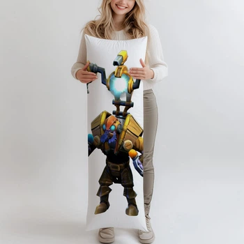 Дакимакура Tinker (Dota 2), (подушка обнимашка) 120*40 см