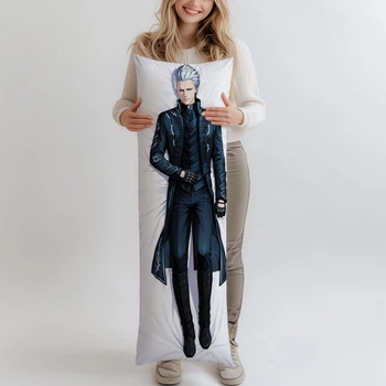 Дакимакура Вергилий Devil May Cry 5 DMC V, (подушка обнимашка) 120*40 см