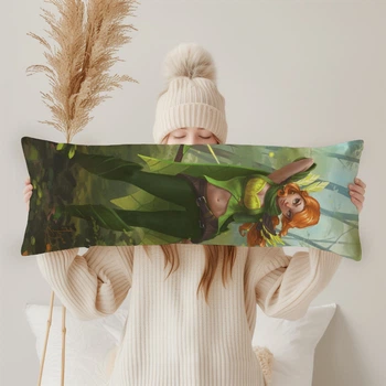 Дакимакура Windranger (Dota 2), (подушка обнимашка) 100*33 см