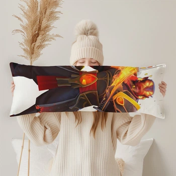 Дакимакура Ember Spirit (Dota 2), (подушка обнимашка) 100*33 см