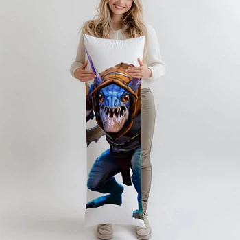Дакимакура Slark (Dota 2), (подушка обнимашка) 120*40 см