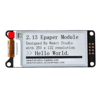 E-ink дисплей 2цвета WeAct Epaper 2.13" 250x122 SPI черный белый