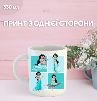 Кружка Принцеса Princess Дісней Disney з принтом керамічна чашка 330 мл Uk_1177