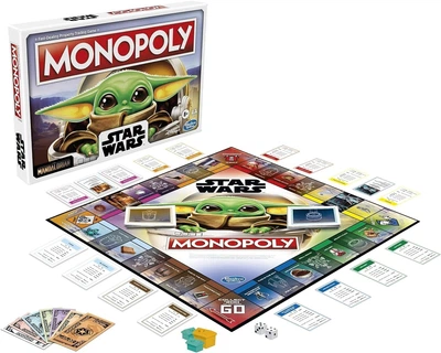 Монополия Мандалорец на английском языке Звездные Войны Monopoly The Mandalorian Star Wars Hasbro F2013