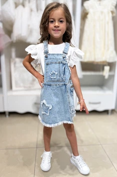 Полукомбинезон Escabel Kids 98 см Голубой (2125000871608)
