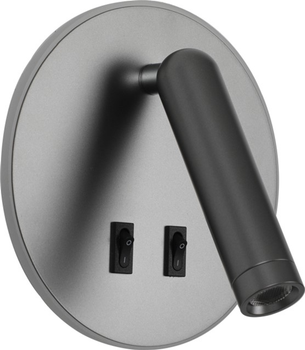 Настенный светильник Italux Furla WL-53742-1-GR LED 2x8W 3000K 516Lm IP20