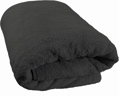 Ręcznik Lanudo Pure Line bawełniany Ciemno-szary 80 x 200 cm (4053855207984)