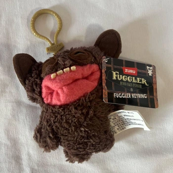 Игрушка брелок Fuggler Фуглер Grin Grin V3 12 см коричневый