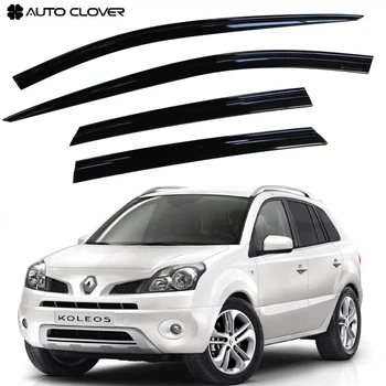 Дефлектори вікон вітровики для Renault Kaleos 2008- 4 шт (Auto Clover)