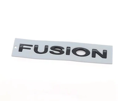 Емблема напис FUSION Чорний для Ford на скотчі