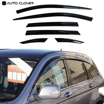 Дефлектори вікон вітровики для Honda CR-V 2007-2012 6 шт (Auto Clover)