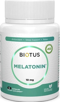 Мелатонін для покращення сну Biotus Melatonin 10 мг 60 капсул в упаковці (ARE-575078)