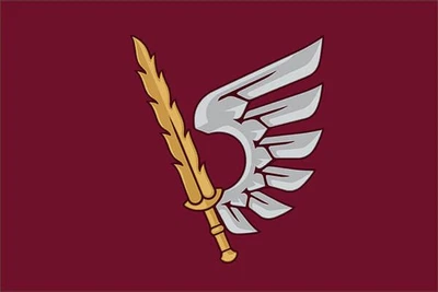 Флаг 79 бригады ДШВ ОДШБр с крылом, 150х90 см, 813_14-62