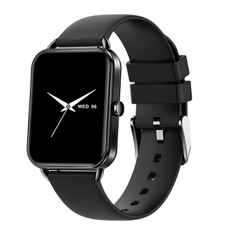 Женские умные часы UWatch для Android и IOS с функцией разговора и ответа на звонок водонепроницаемые Чёрный