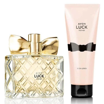 Набір жіночий парфумований Avon Luck 50мл/125мл (AV10580)