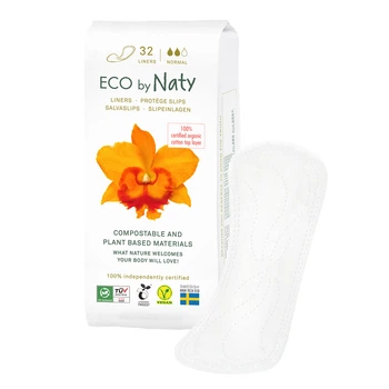 Органические ежедневные прокладки Eco by Naty Normal 32 шт
