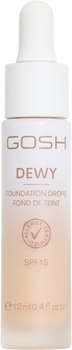 Podkład nawilżający Gosh Dewy Spf15 004 Fair 12 ml (5711914200718)