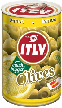 Зеленые оливки с лимоном ITLV 314 мл (8410179002798)
