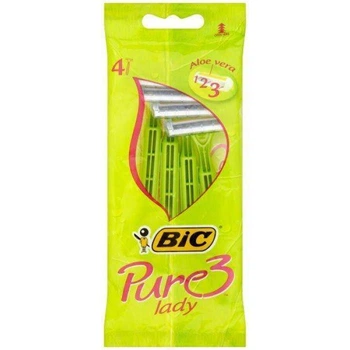 Набор бритв без сменных картриджей BIC Pure 3 Lady 4 шт