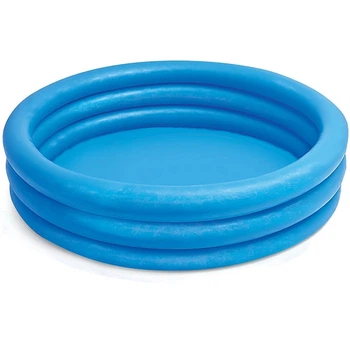 Детский надувной бассейн Intex Crystal Blue Pool 114х25 см