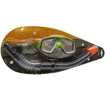 Маска для Плавания с Трубкой Детская Intex Aquaflow Sport