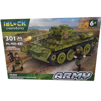 Игровой Конструктор Танк iBlock Army 301 Деталь