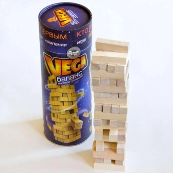 Vega Пізанська Вежа Danko Toys – настільна гра-балансир для дітей і дорослих, розвивальна сімейна гра