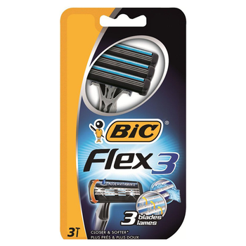 Набор бритв без сменных картриджей BIC Flex (3) 3 шт (3086123242517)