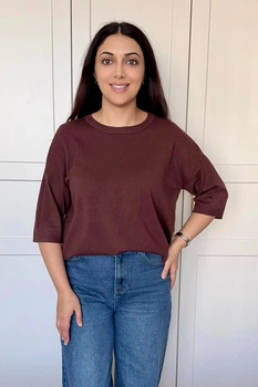 Светр INEDIT 10850-1 Brown ONE SIZE