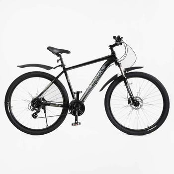 Велосипед Спортивный 29 дюймов Corso MADMAX MX-062 оборудование Shimano Altus алюминиевая рама 20 дюймов 24 скоростей. Black and Grey (176383)