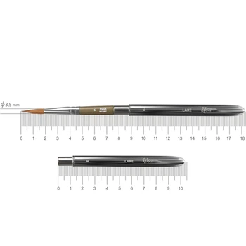 Кисть микс соболь/синтетика круглая TRAVEL BRUSH LAKE 178, № 6 ROSA (19817806 )