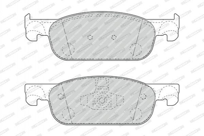 Гальмівні колодки FERODO FDB4907 Renault Clio, Sandero, Logan; Dacia Logan 410605536R, 410604682R