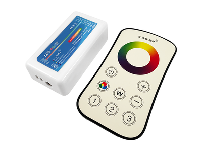 Контролер RGBW RF 12А 2.4G 12-24V радіо сенсорний 8 кнопок