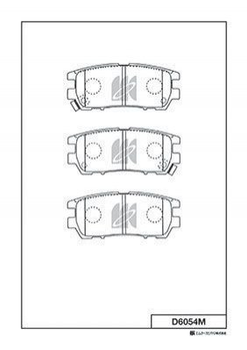 Тормозные колодки KASHIYAMA D6054M Mitsubishi Pajero 9H0M012; AY060MT003; MB858463