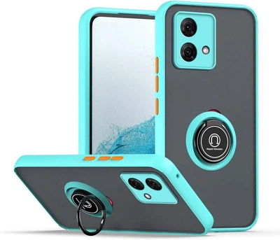 Защитный чехол MatteLuxe Motorola G84 (с кольцом) Light Blue (38253-0B)