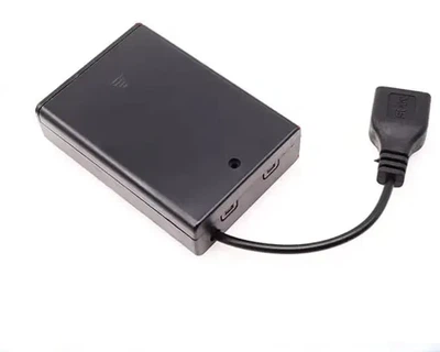Аккумуляторный/батарейный отсек на 3 х АА с крышкой и USB-мама