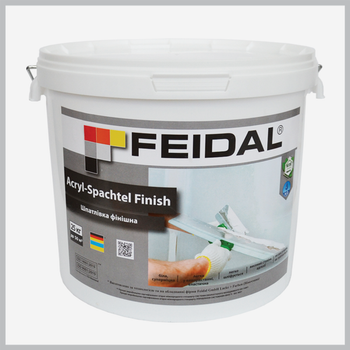 Акрила фінішна шпатлівка Acryl-Spachtel Finish Feidal 25 кг