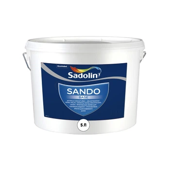 Грунтовочная краска Sadolin Sando Base на водной основе для бетона Бесцветная 5 л